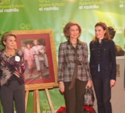 Doña Sofía y Doña Letizia ha su llegada a mediodía al pabellón de la Pipa de la Casa de Campo